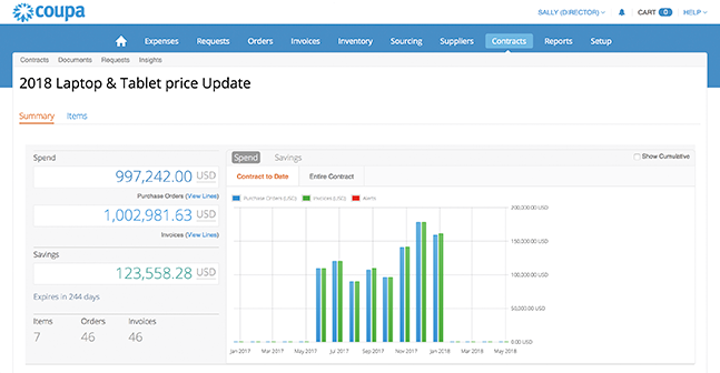 Coupa demo preview
