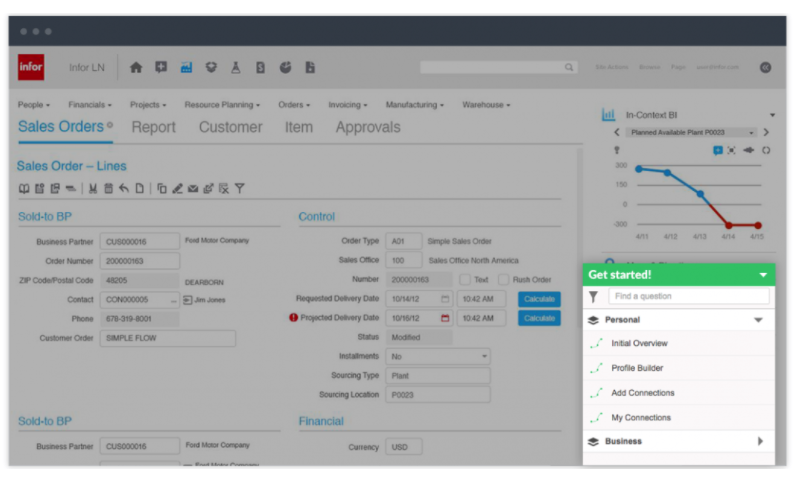 Infor demo preview