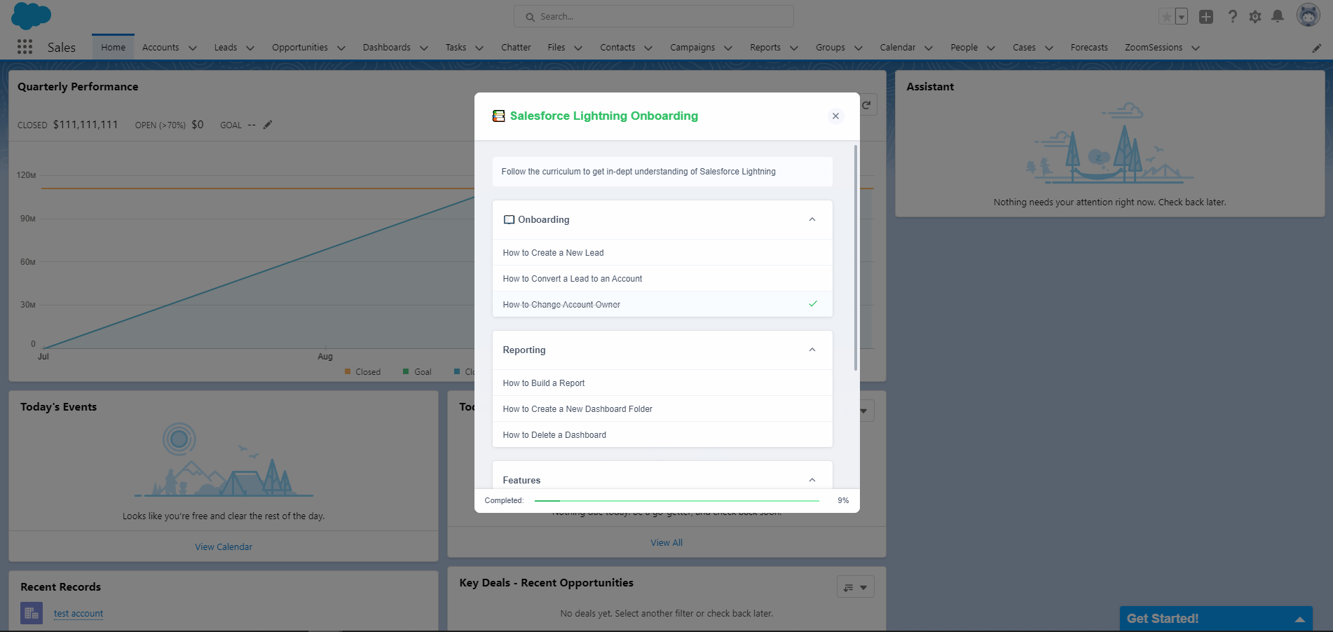 Salesforce demo preview