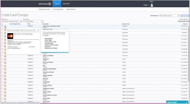 SAP Concur demo preview